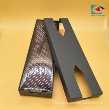 Caja de regalo de embalaje de corbata rectangular de diseño creativo personalizado personalizado